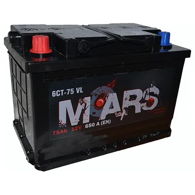 Аккумулятор MARS 75 Ач 650 А (EN), прямая полярность, LN3