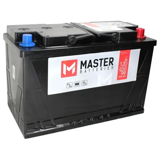 Аккумулятор MASTER BATTERIES 120 Ач 900 А (EN), обратная полярность, LN5