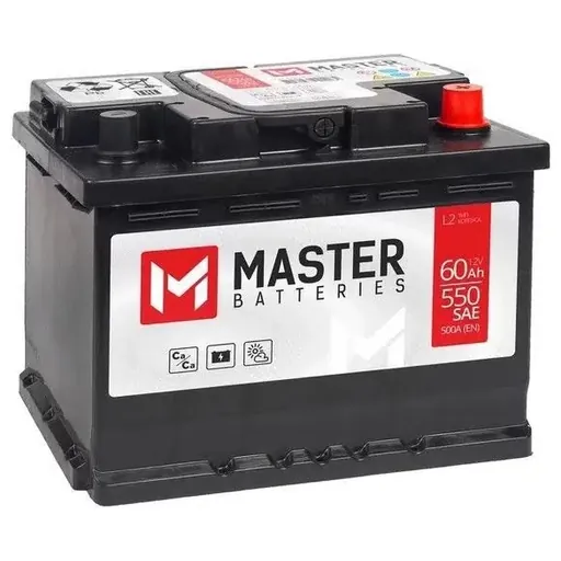 Аккумулятор MASTER BATTERIES 60 Ач 550 А (EN), обратная полярность, LN2