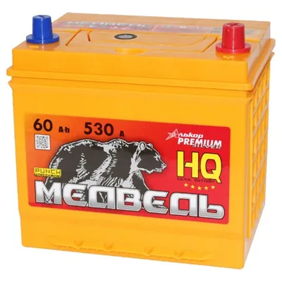 Аккумулятор МЕДВЕДЬ PUNCH 75 Ач 700 А (EN), обратная полярность, D26