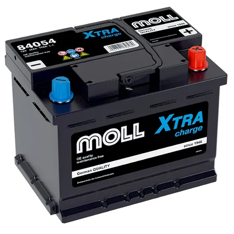 Аккумулятор MOLL XTRA CHARGE 54 Ач 540 А (EN), обратная полярность, LN1