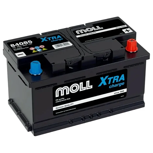 Аккумулятор MOLL XTRA CHARGE 85 Ач 800 А (EN), обратная полярность, LN4