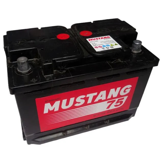 Аккумулятор MUSTANG 75 Ач 600 А (EN), прямая полярность, LN3