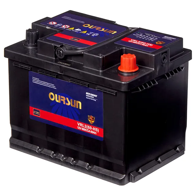 Аккумулятор OURSUN 60 Ач 660 А (EN), обратная полярность, LN2