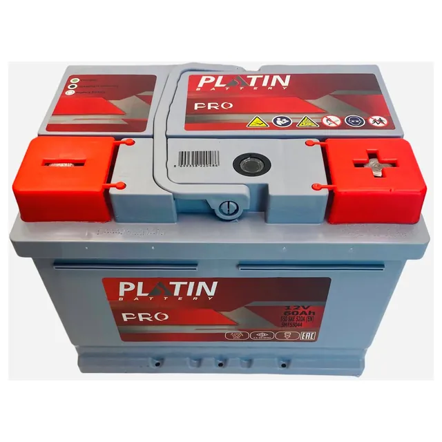Аккумулятор PLATIN Pro 60 Ач 520 А (EN), обратная полярность, LN2