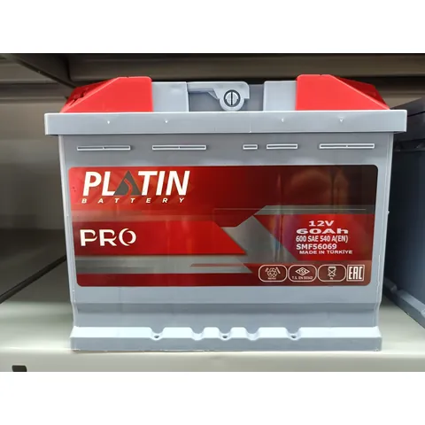 Аккумулятор PLATIN Pro 60 Ач 520 А (EN), прямая полярность, LN2