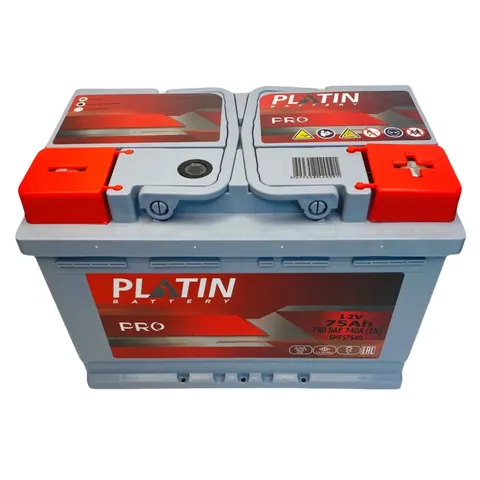 Аккумулятор PLATIN Pro 75 Ач 740 А (EN), обратная полярность, LN3