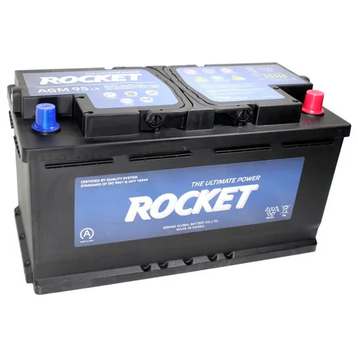 Аккумулятор ROCKET AGM 95 Ач 850 А (EN), обратная полярность, LN5
