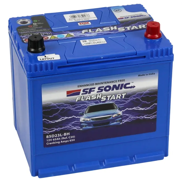 Аккумулятор SF SONIC 65 Ач 650 А (JIS), прямая полярность, D23