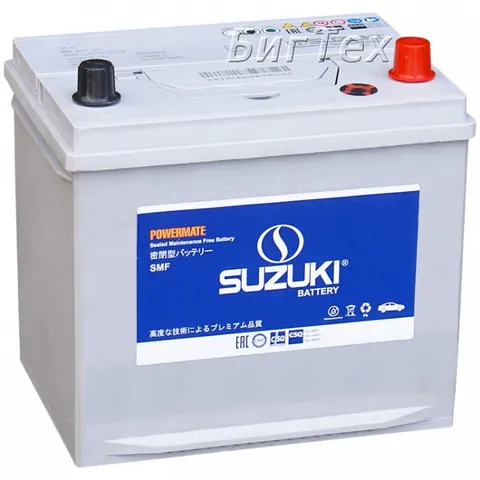 Аккумулятор SUZUKI 66 Ач 630 А (SAE), обратная полярность, D23