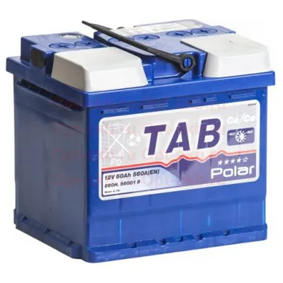 Аккумулятор TAB Polar uni 60 Ач 560 А (EN), обратная полярность, LN1