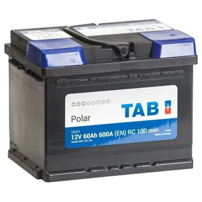 Аккумулятор TAB Polar 60 Ач 600 А (EN), обратная полярность, LN2