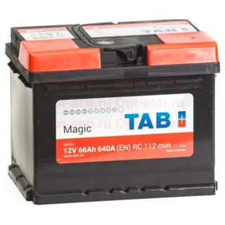 Аккумулятор TAB Magic 66 Ач 750 А (EN), обратная полярность, LN2