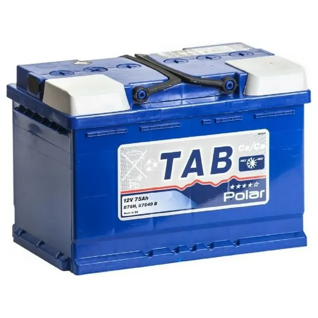 Аккумулятор TAB Polar 75 Ач 750 А (EN), обратная полярность, LN3