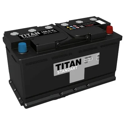 Аккумулятор TITAN STANDART 100 Ач 820 А (EN), обратная полярность, LN4