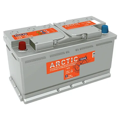 Аккумулятор TITAN ARCTIC 100 Ач 940 А (EN), прямая полярность, LN5