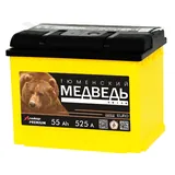 Аккумулятор ТЮМЕНСКИЙ МЕДВЕДЬ 55 Ач 525 А (EN), обратная полярность, LN2