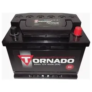 Аккумулятор TORNADO 60 Ач 450 А (EN), обратная полярность, LN2