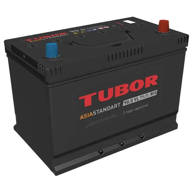 Аккумулятор TUBOR Asia Standart 90 Ач 750 А (EN), обратная полярность, D31