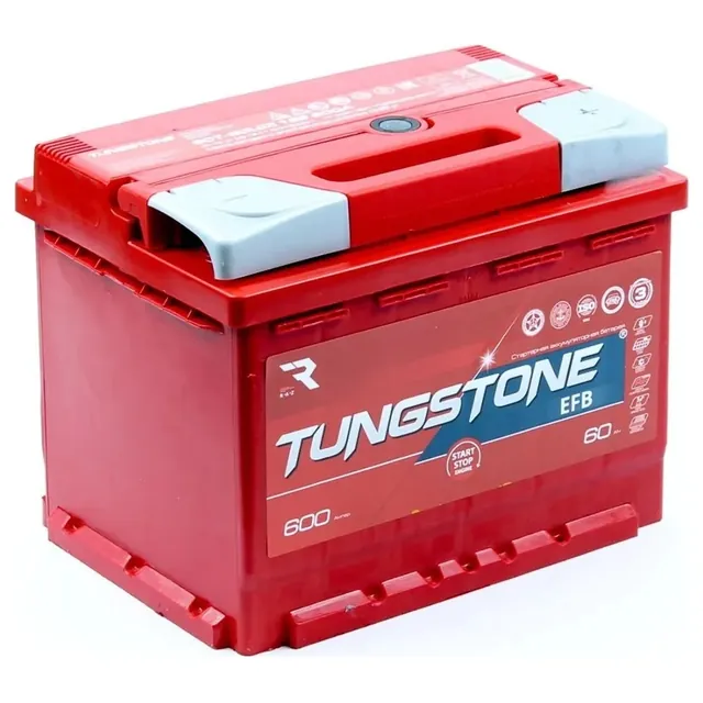 Аккумулятор TUNGSTONE 60 Ач 600 А (EN), прямая полярность, LN2