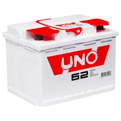 Аккумулятор UNO 62 Ач 530 А (EN), прямая полярность, LN2