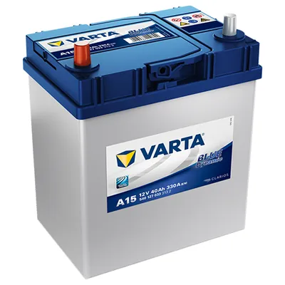 Аккумулятор VARTA Blue Asia 40 Ач 330 А (EN), прямая полярность, B19