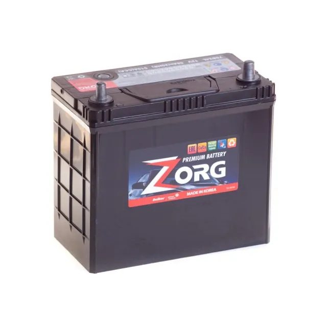Аккумулятор ZORG ASIA 50 Ач 450 А (EN), обратная полярность, B24