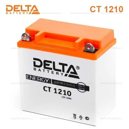 Аккумулятор DELTA 10 Ач 100 А (EN), прямая полярность, YB9-B