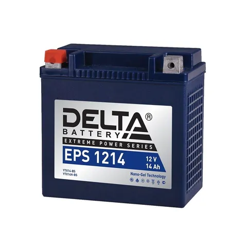 Аккумулятор DELTA EPS 14 Ач 180 А (EN), прямая полярность, YTX14H