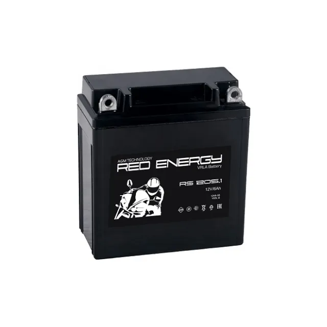 Аккумулятор RED ENERGY 6 Ач 65 А (EN), прямая полярность, YB5L-B