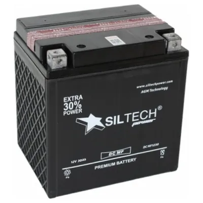 Аккумулятор SILTECH 30 Ач 320 А, обратная полярность, YIX30L