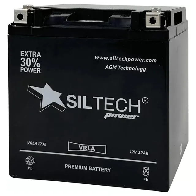 Аккумулятор SILTECH YB32L-BS 32 Ач 400 А, обратная полярность