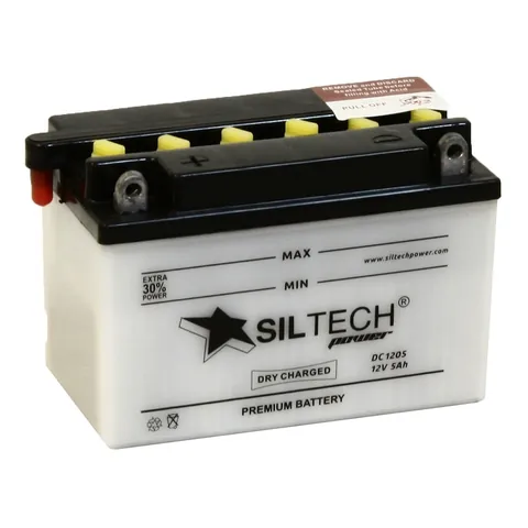 Аккумулятор SILTECH YTX5L-BS 5 Ач 80 А, обратная полярность